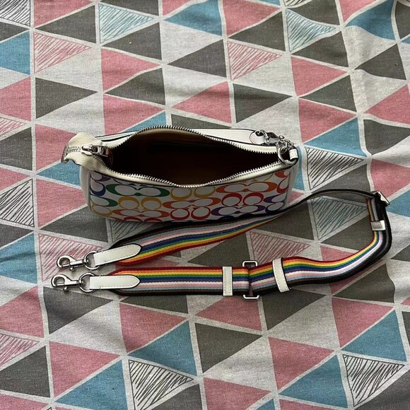 Women Teri Shoulder Bag White Rainbow - Picture 9 of 10
